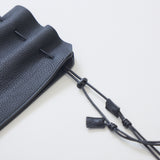 ヘリー巾着ポーチ HERRIE KINCHAKU POUCH / DIPLO SKY｜ 軽量 レザー ユニセックス