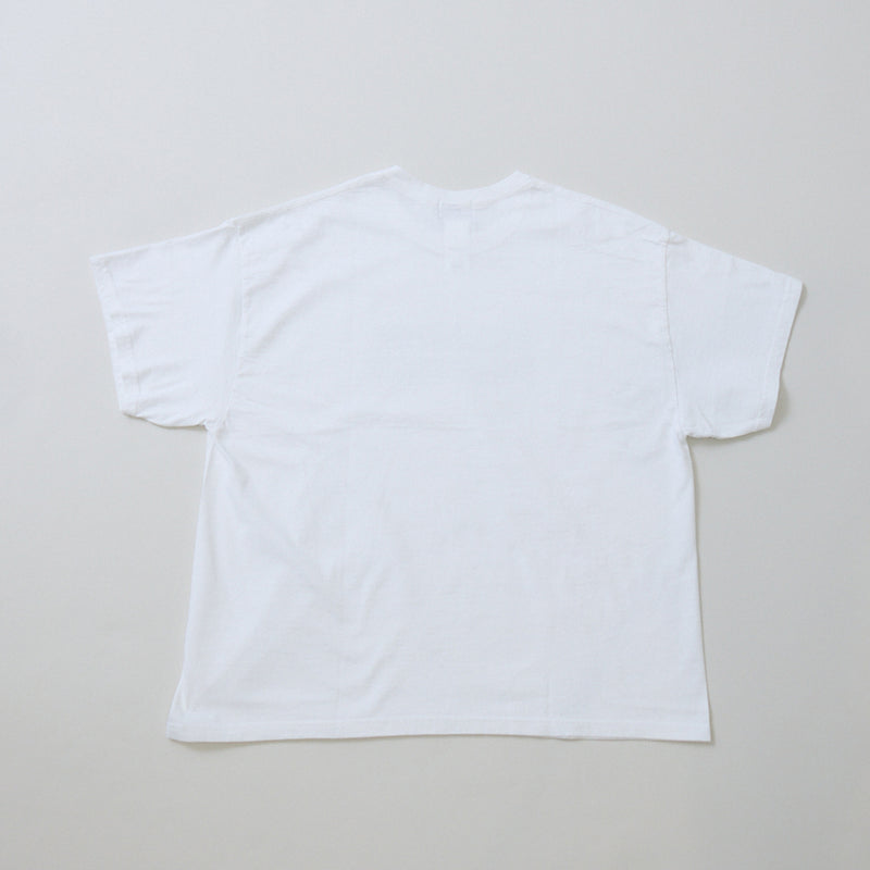 LOGO S/S TEE｜綿100％ ユニセックス 白