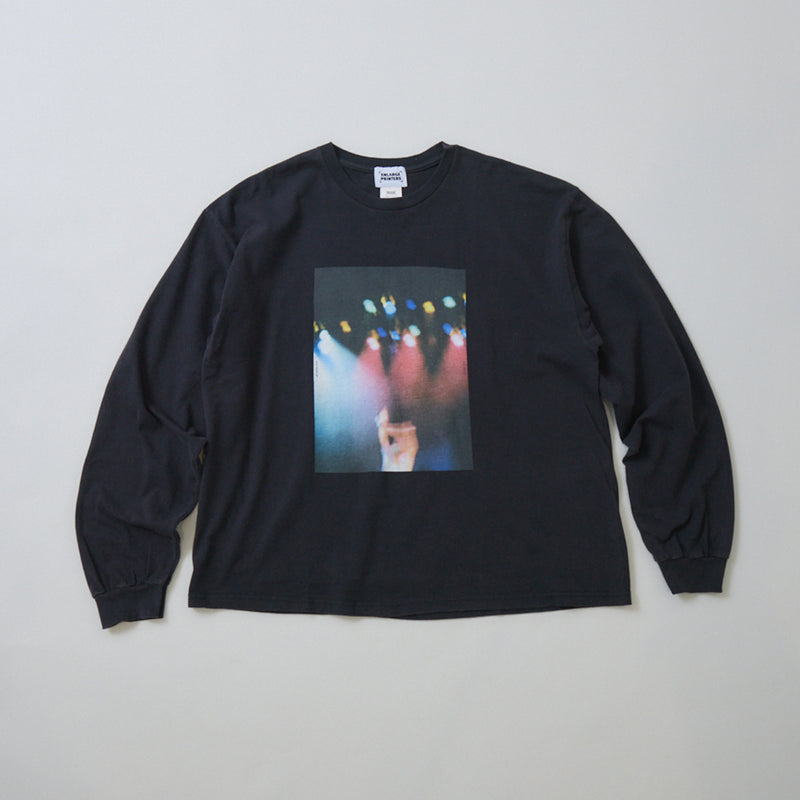 Live Your Life L/S TEE -BLEACH｜綿100％ ユニセックス 黒