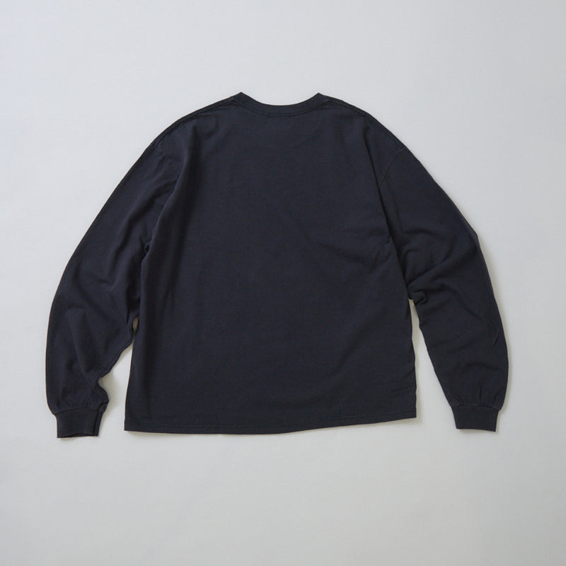 Live Your Life L/S TEE -BLEACH｜綿100％ ユニセックス 黒