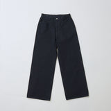 BLACK DENIM ASHLY JEAMS ストレートデニムパンツ｜コットン100％ 岡山産  ユニセックス