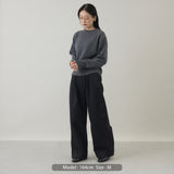 ウールカシミヤ クルーネックニット プルオーバー