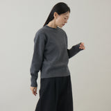 ウールカシミヤ クルーネックニット プルオーバー