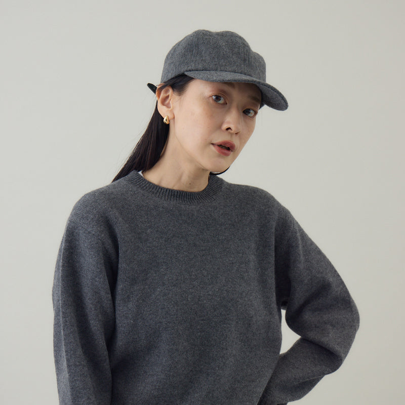 ＜Nine Tailor × kuros’別注帽子＞Shaggy Solid Cap ウールシャギーキャップ