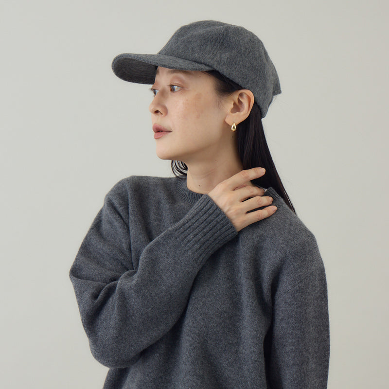 ＜Nine Tailor × kuros’別注帽子＞Shaggy Solid Cap ウールシャギーキャップ