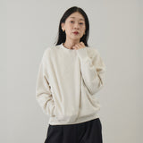 【kuros'オリジナル】もちとろクルーネックプルオーバー｜セットアップ可 日本製 ユニセックス