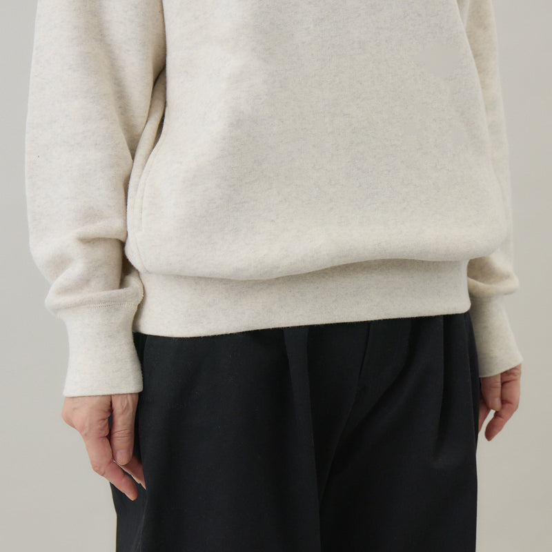 【kuros'オリジナル】もちとろクルーネックプルオーバー｜セットアップ可 日本製 ユニセックス