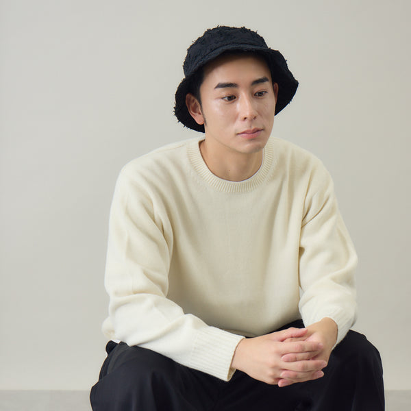 ボタニカル柄メトロハット｜刺繡 日本製 ユニセックス