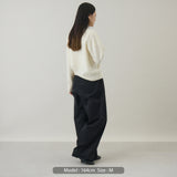 ウールカシミヤ クルーネックニット プルオーバー