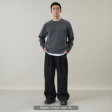 ウールカシミヤ クルーネックニット プルオーバー