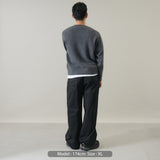 ウールカシミヤ クルーネックニット プルオーバー