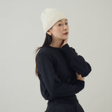 ベビーアルパカ混ニット帽｜ビーニー kuros’別注色 日本製