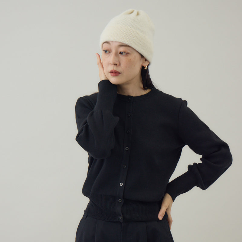 ベビーアルパカ混ニット帽｜ビーニー kuros’別注色 日本製