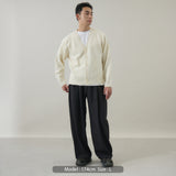 ウールカシミヤ Vネックカーディガン レギュラー