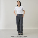 ウールカシミヤ ニットパンツ