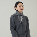 カシミヤニットスカーフ｜カシミヤ100％ 日本製