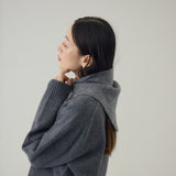 カシミヤニットスカーフ｜カシミヤ100％ 日本製