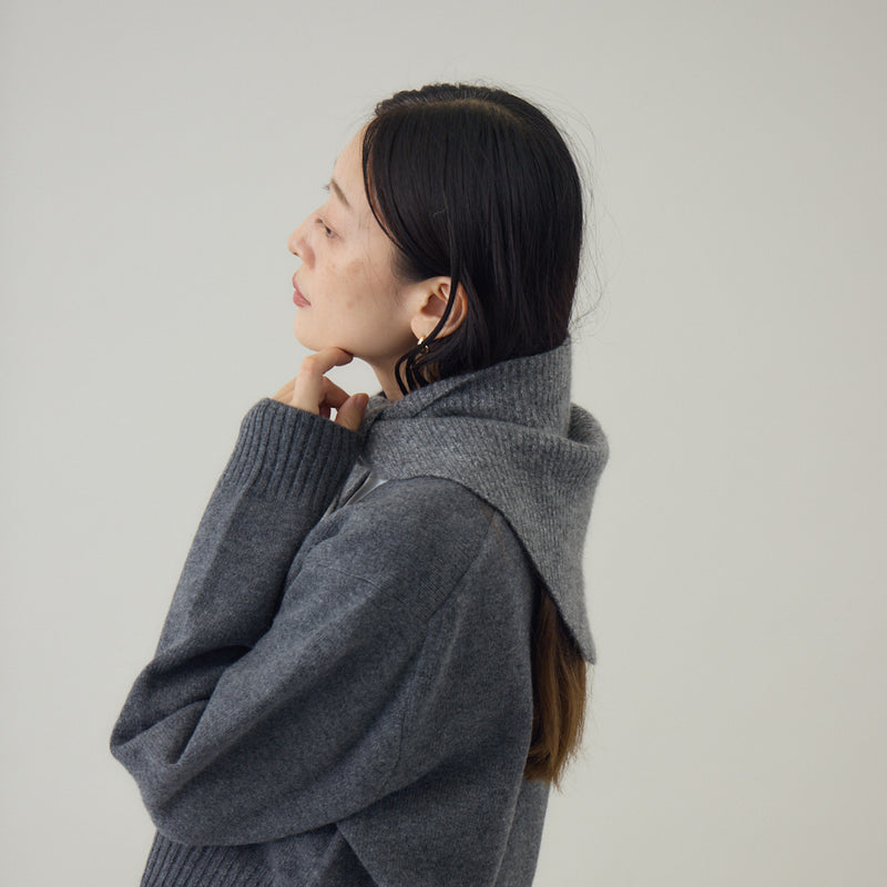 カシミヤニットスカーフ｜カシミヤ100％ 日本製