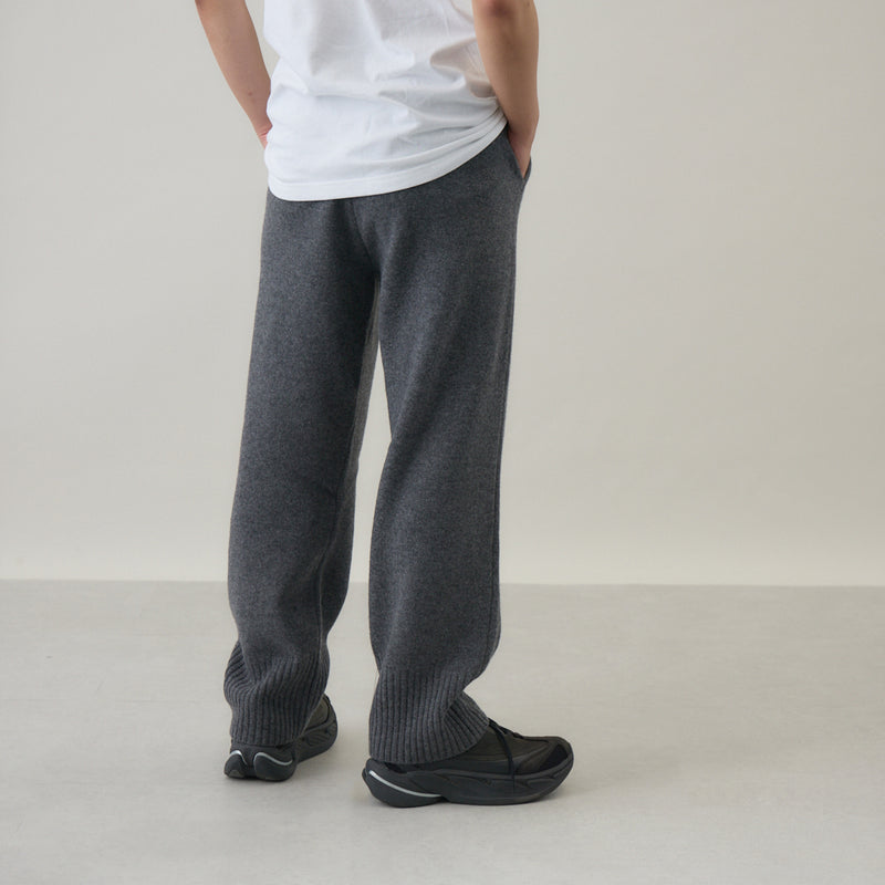 ウールカシミヤ ニットパンツ