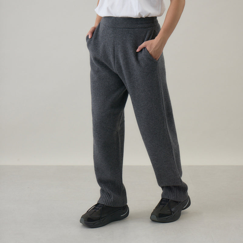 ウールカシミヤ ニットパンツ