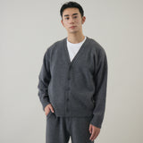 ウールカシミヤ Vネックカーディガン レギュラー