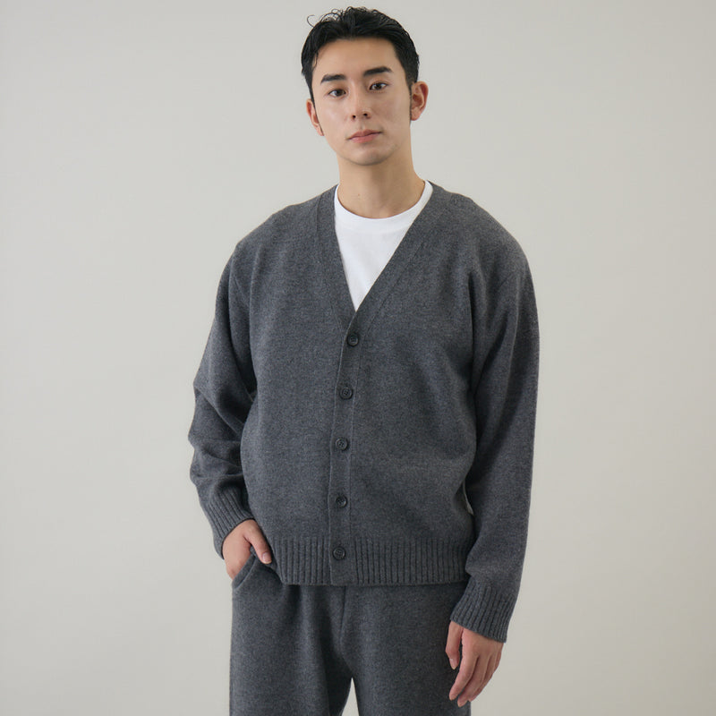 ウールカシミヤ Vネックカーディガン レギュラー