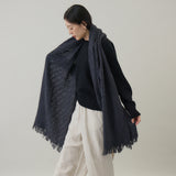 ふんわり軽やか空羽織りストール｜日本製　ユニセックス