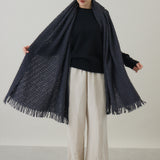 ふんわり軽やか空羽織りストール｜日本製　ユニセックス