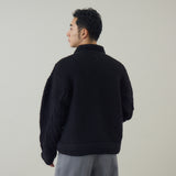 MERINO WOOL HANDKNITING G JACKET II |　ウール100％  ニットGジャン メンズ