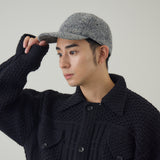 【Nine Tailor × kuros’別注】ウールシャギーキャップ｜チェック柄 日本製