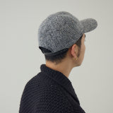 【Nine Tailor × kuros’別注】ウールシャギーキャップ｜チェック柄 日本製