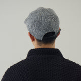 【Nine Tailor × kuros’別注】ウールシャギーキャップ｜チェック柄 日本製