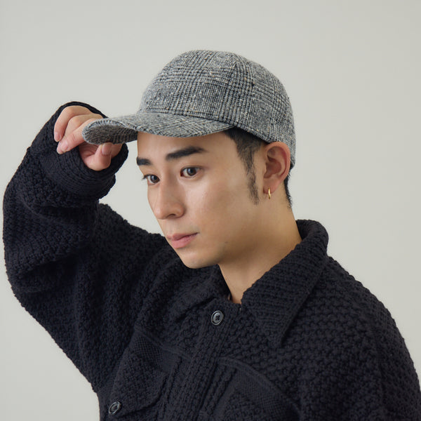 Nine Tailor × kuros'別注】ウールシャギーキャップ｜チェック柄 日本