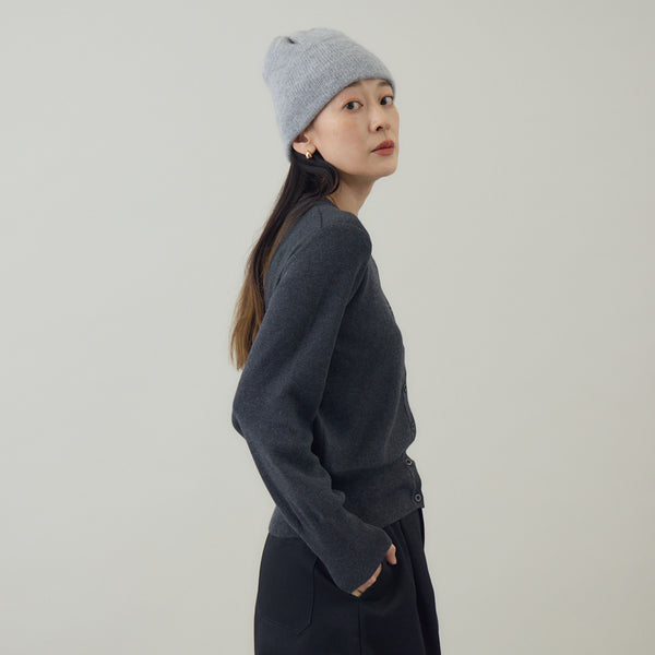 ベビーアルパカ混ニット帽｜ビーニー kuros’別注色 日本製