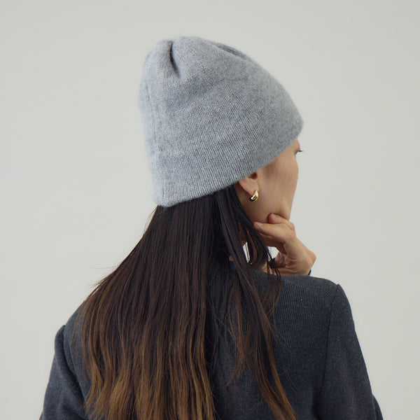 ベビーアルパカ混ニット帽｜ビーニー kuros’別注色 日本製