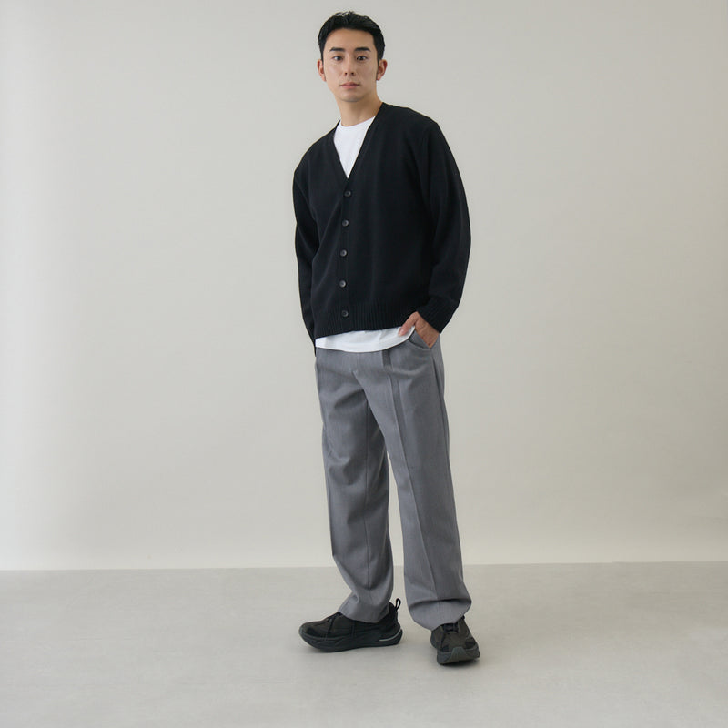 ウールカシミヤ Vネックカーディガン レギュラー