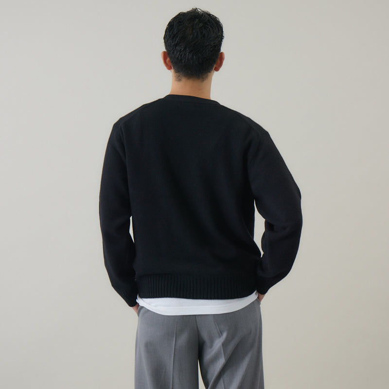 ウールカシミヤ Vネックカーディガン レギュラー