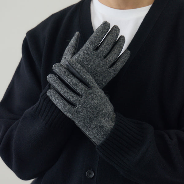Harris Tweed グローブ｜タッチパネル対応 日本製 メンズ