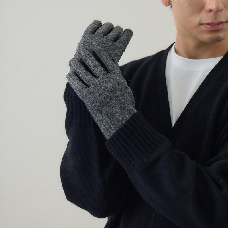 Harris Tweed グローブ｜タッチパネル対応 日本製 メンズ