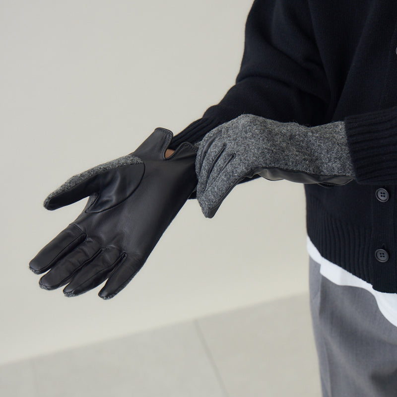 Harris Tweed グローブ｜タッチパネル対応 日本製 メンズ