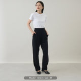 ウールカシミヤ ニットパンツ