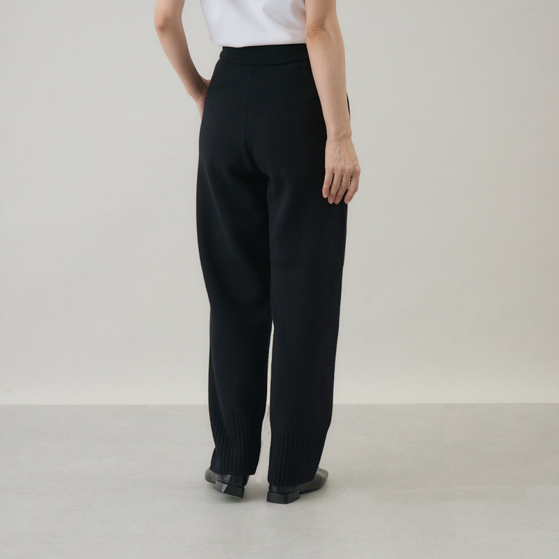 ウールカシミヤ ニットパンツ