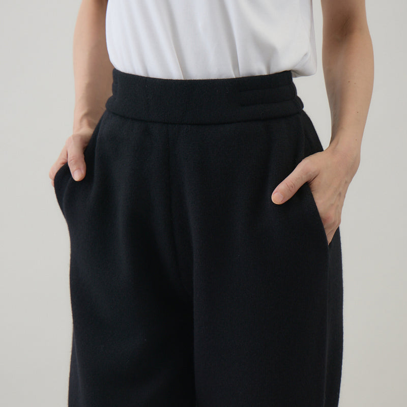 ウールカシミヤ ニットパンツ