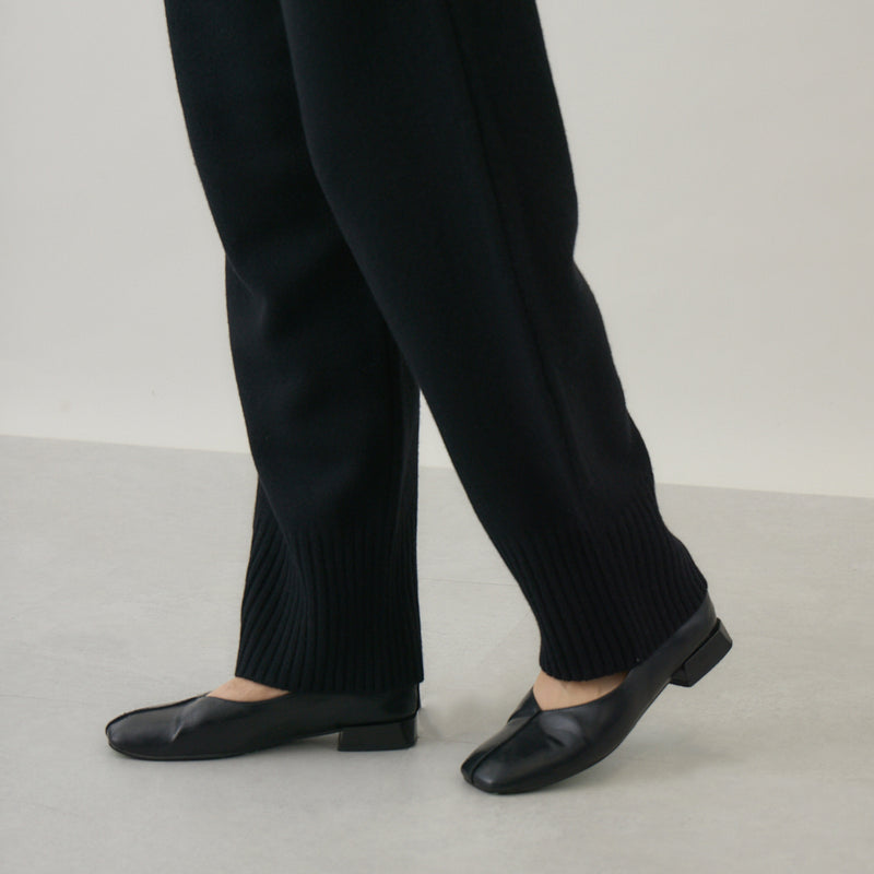ウールカシミヤ ニットパンツ