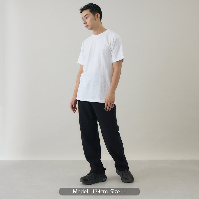 ウールカシミヤ ニットパンツ