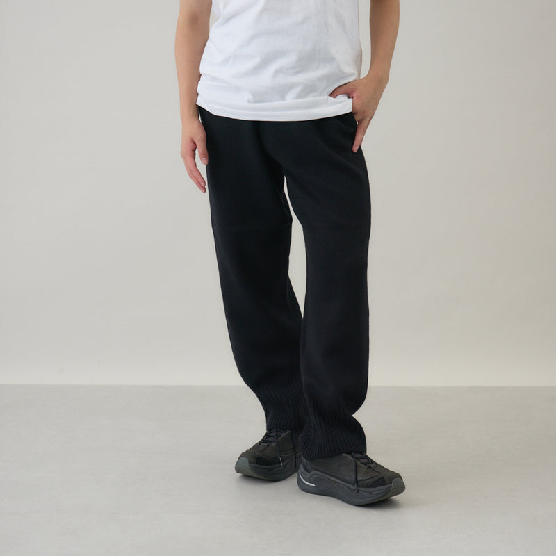 ウールカシミヤ ニットパンツ