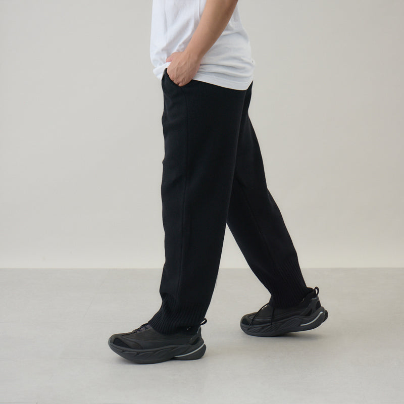 ウールカシミヤ ニットパンツ