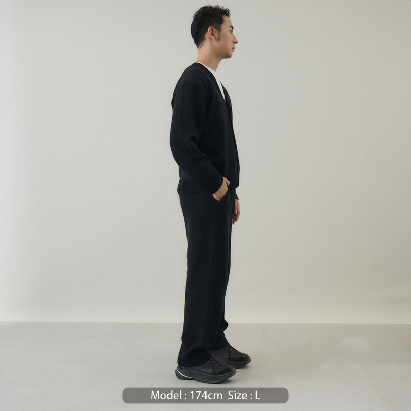 ウールカシミヤ Vネックカーディガン レギュラー