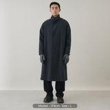 【kuros’オリジナル】KUROスタンドカラーコート｜2WAY 日本製 ユニセックス