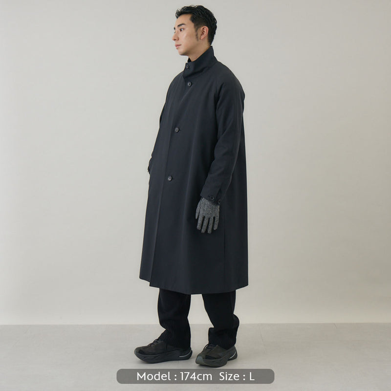 【kuros’オリジナル】KUROスタンドカラーコート｜2WAY 日本製 ユニセックス